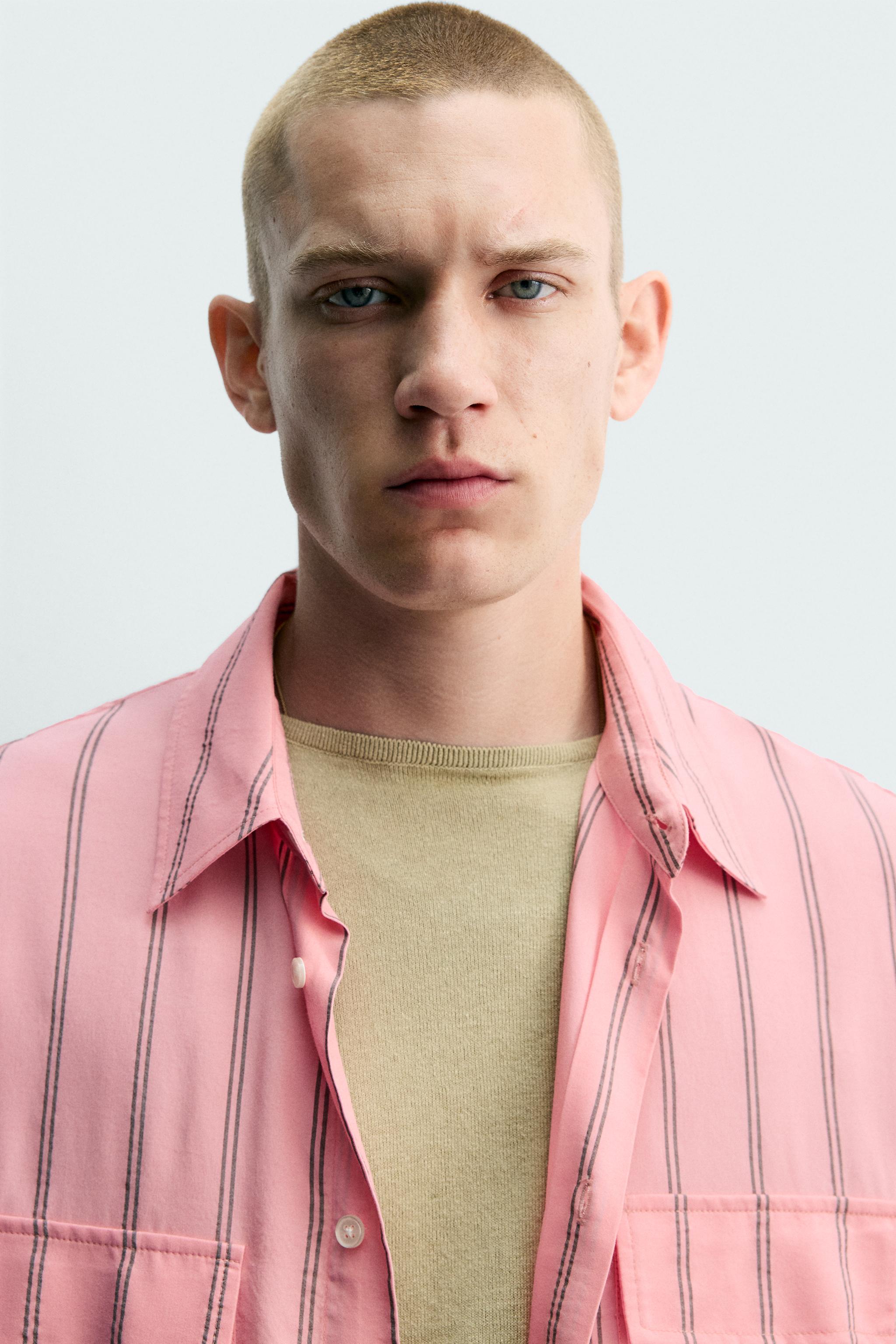 CHEMISE FLUIDE À RAYURES ET POCHES